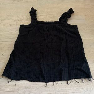 Black tank 100% cotton